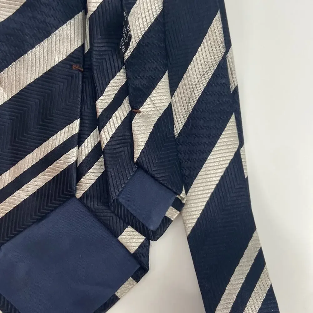 Bevilacqua silk striped tie